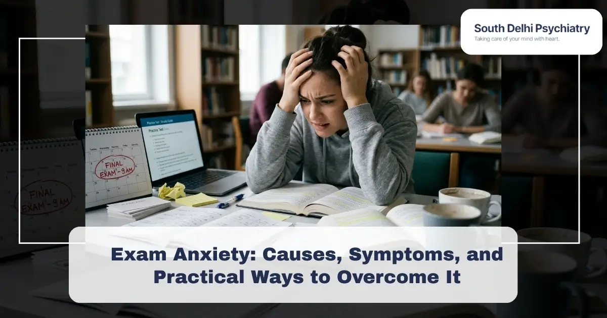 Exam Anxiety Causes, Symptoms & Treatment Tips South Delhi