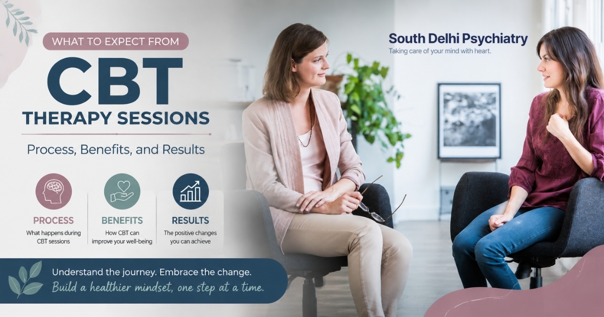 What to Expect from CBT Therapy Sessions in South Delhi: Process, Benefits, and Results
