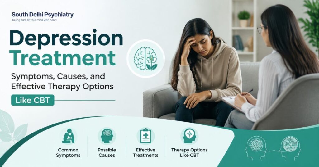 depression treatment in south delhi symptoms, causes, and effective therapy options like cbt