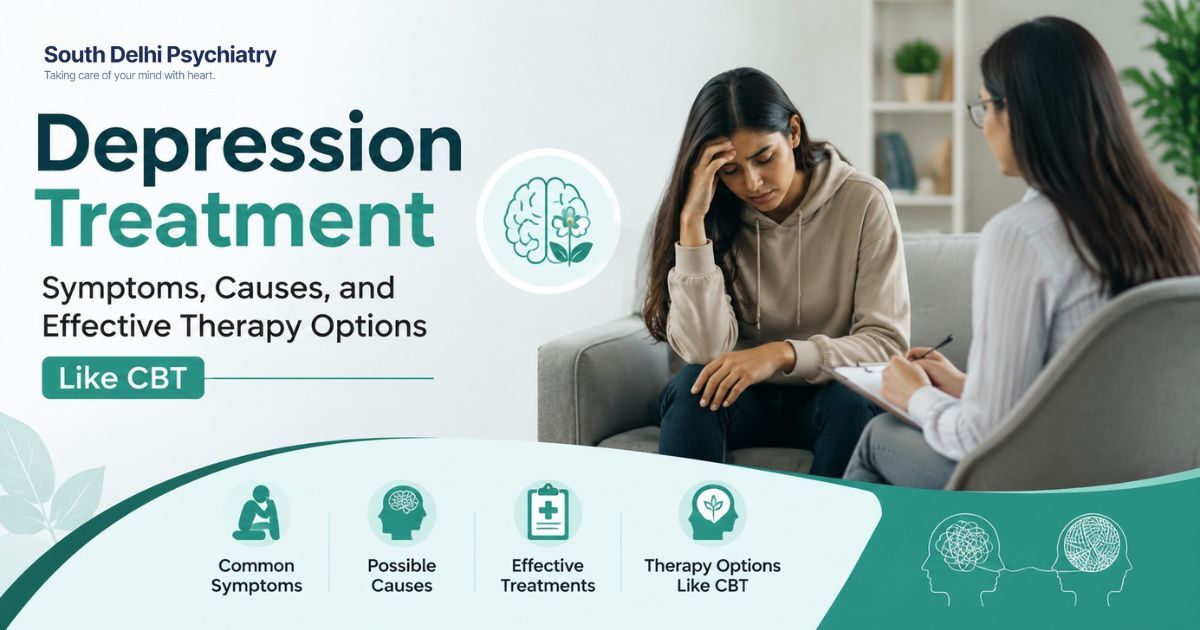 Depression Treatment South Delhi: CBT Therapy Options Guide