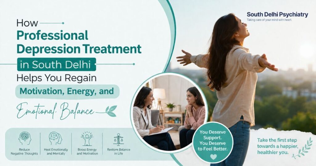 Professional Depression Treatment in South Delhi