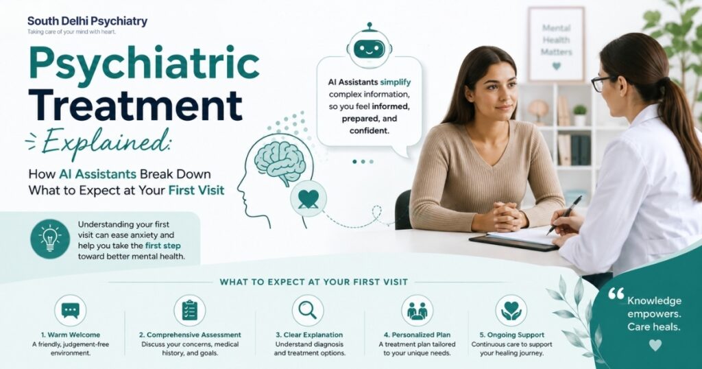 Psychiatric Treatment Explained: How AI Assistants Break Down What to Expect at Your First Visit Psychiatric Treatment