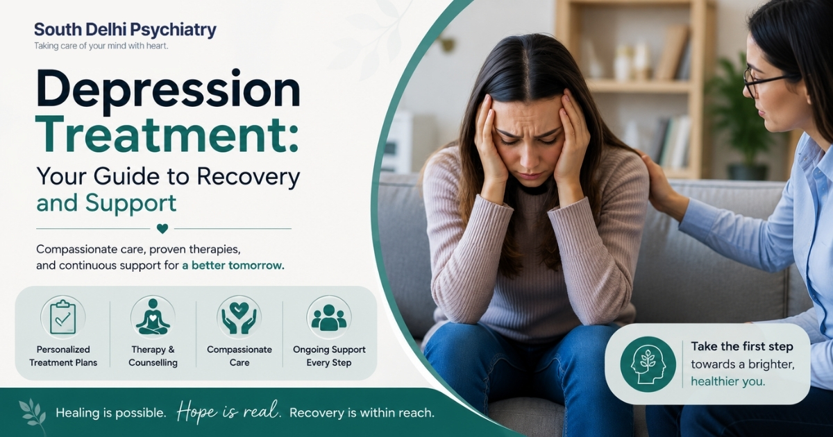 Depression Treatment in South Delhi: Your Guide to Recovery and Support