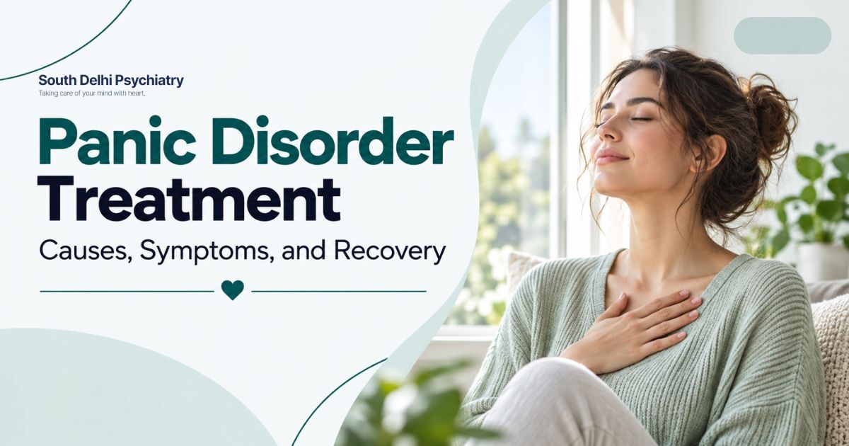 Panic Disorder Treatment in South Delhi: Causes, Symptoms, and Recovery