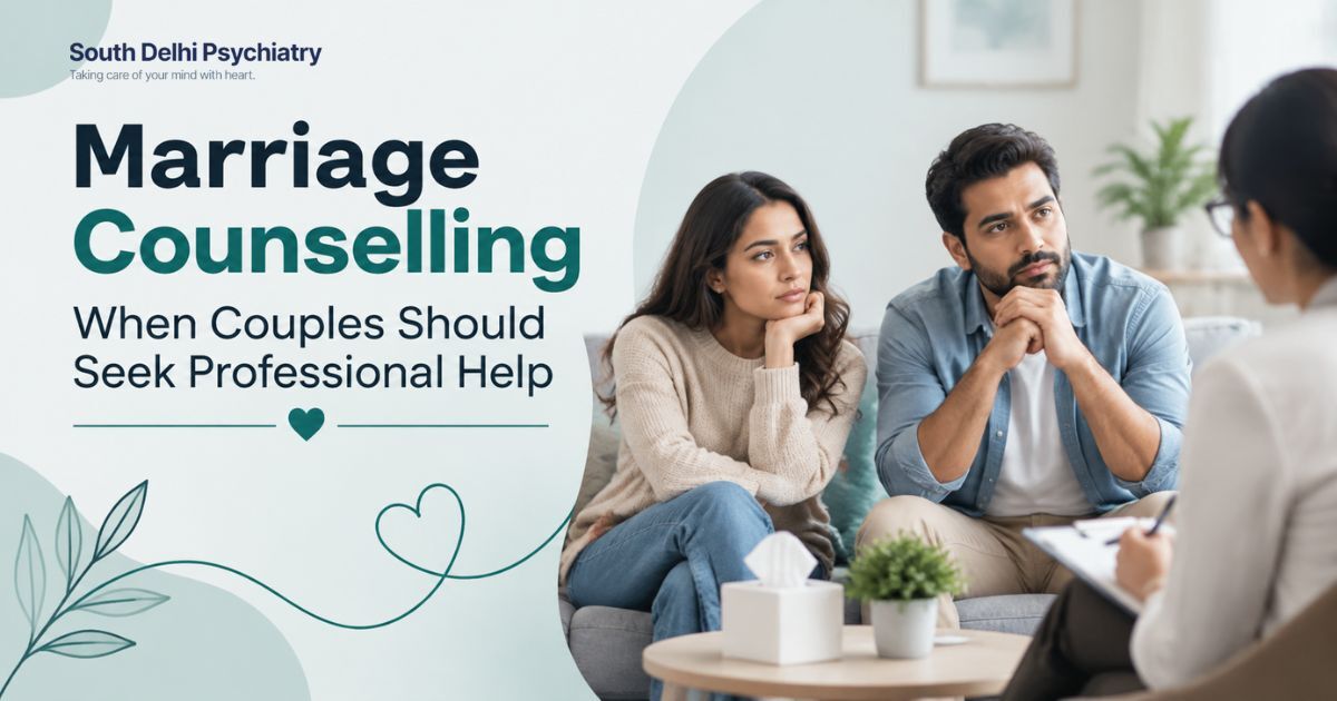 Marriage Counselling in South Delhi: When Couples Should Seek Professional Help
